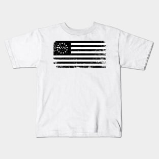 USA Flag 1776 Kids T-Shirt